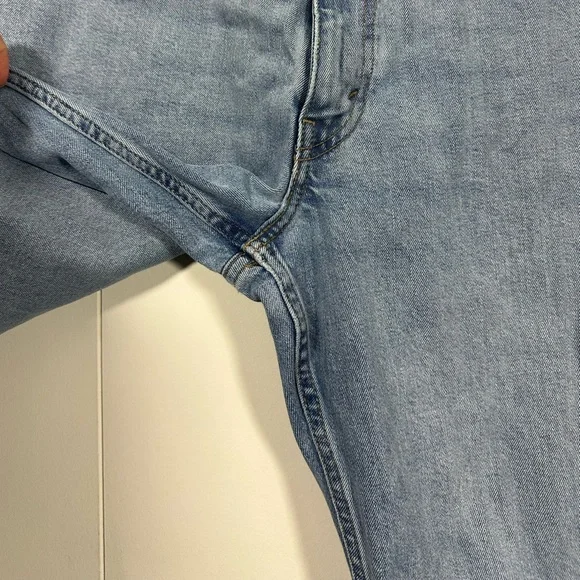 Levis 550 Men’s Size 40x30 Relaxed Fit Straight Denim Blue Jeans Cotton - Picture 4 of 12